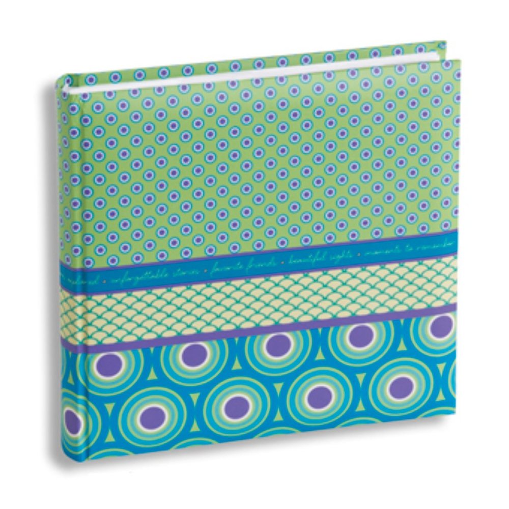 Prinz Colorful Pattern Retro Polka Dot 4"x6" Photo Album, Holds 160 (2 per side)